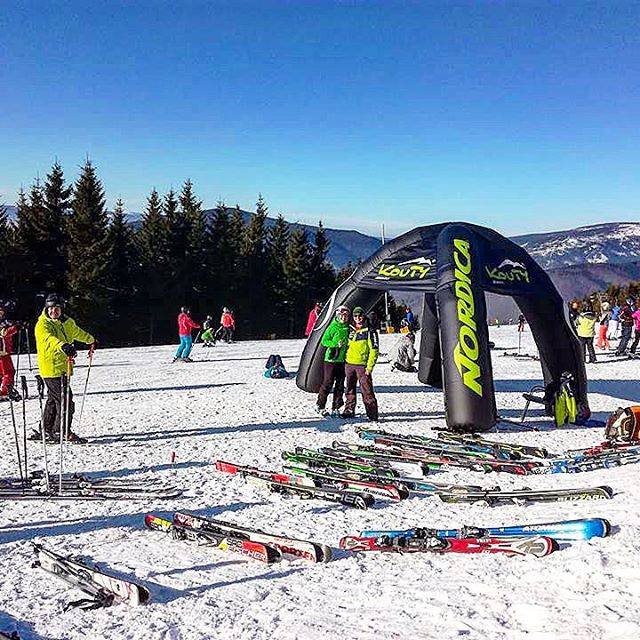 foto testování lyží Nordica zdarma